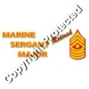 USMC - Marine Sgt Maj - Retired