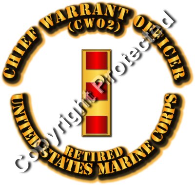 USMC - Chief Warrant Officer - CW2 - Retired