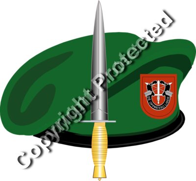 SOF - 7th SFG - Vietnam - Flash w Dagger
