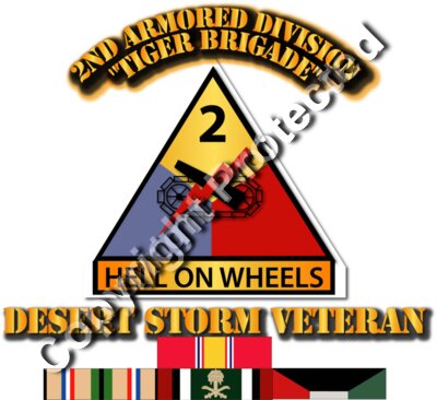 Army - 2nd Armored Division - Desert Storm Veteran