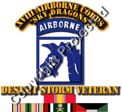 Army - XVIII Airborne Corps - Desert Storm Veteran