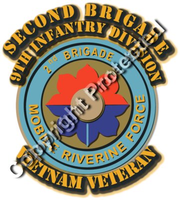 SSI - 2nd Bde - 9th Infantry Division w Vietnam