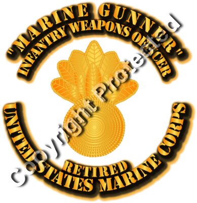 USMC - Marine Gunner - Retired