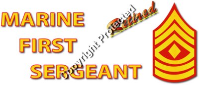 USMC - Marine First Sergeant - V1 - Retired
