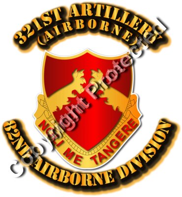 Army - 321st Artillery - 82nd Abn Division