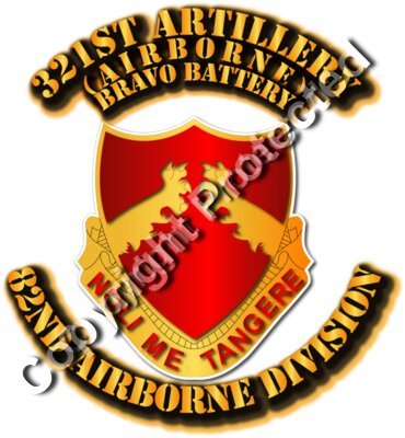 Army - 321st Artillery - 82nd Abn Division - Bravo Battery
