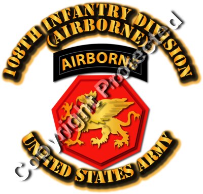 SSI - 108th Infantry Division - Airborne