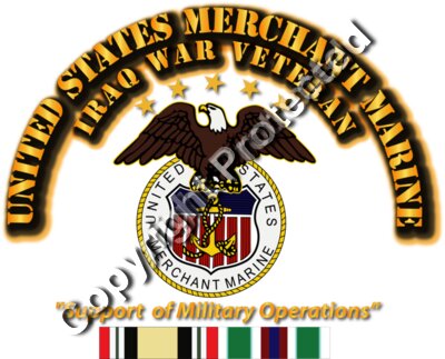 USMM - Iraq War Veteran w Svc Ribbons