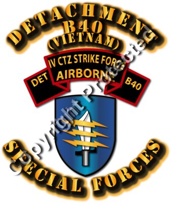 SOF - Vietnam - IV CTZ Strike Force Scroll - B40