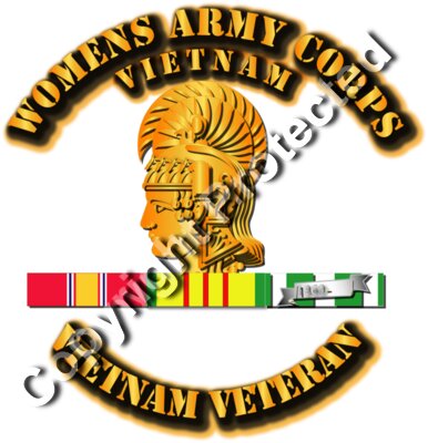 WAC w Vietnam SVC Ribbons