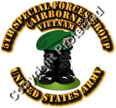 SOF - 5th SFG - Boots and Beret - Vietnam