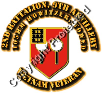 2nd Battalion, 9th Artillery without SVC Ribbon