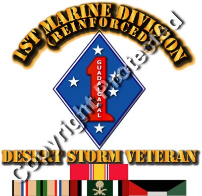 USMC - 1st Marine Division - Desert Storm Veteran